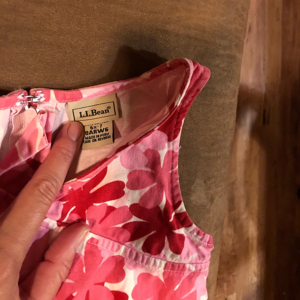 Bundle. LL bean dress. Abercrombie cardigan Pink